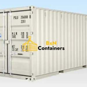 20ft New Shipping Container White (RAL 9003)