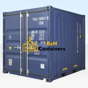 10ft x 8ft Shipping Container Blue (RAL 5013)