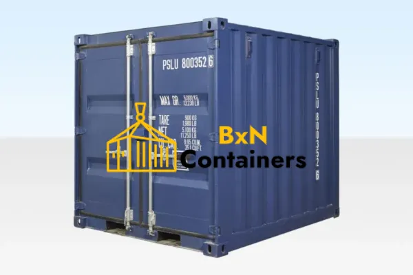 8ft Shipping Container (One Trip) Blue (RAL 5013)