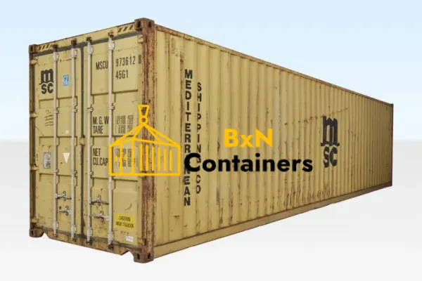 40ft x 8ft Used Shipping Container – High-Cube