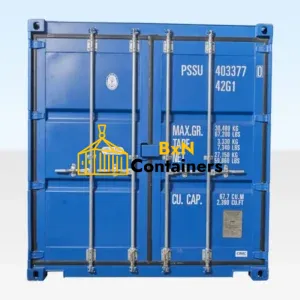 40ft Shipping Container Blue (RAL 5013)