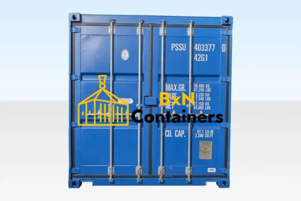 40ft Shipping Container Blue (RAL 5013)